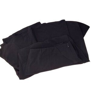 Worthington Women Black Midi Skirt 18W Black